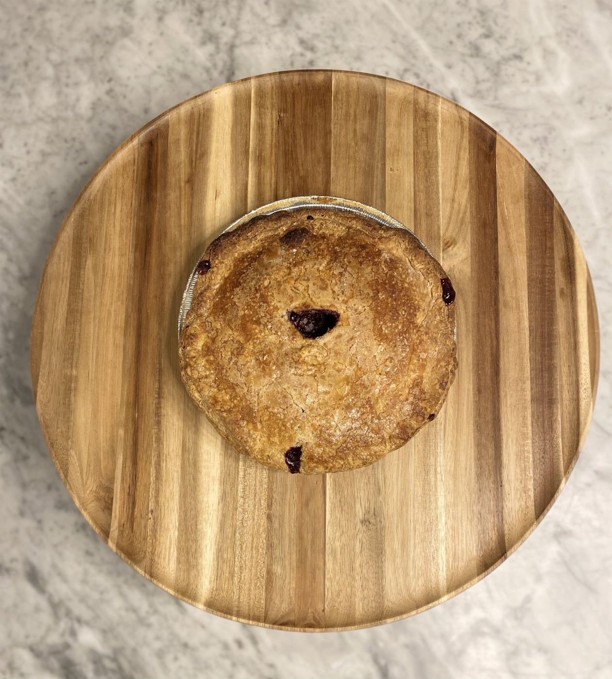 Lattice-top berry pie