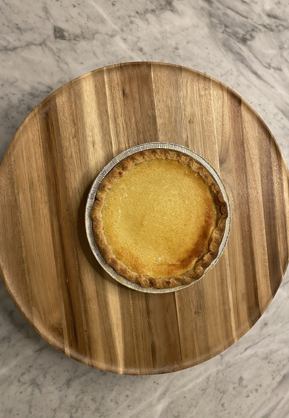 Whole lemon chess pie